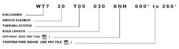 weksler temperature switch model breakdown WT7